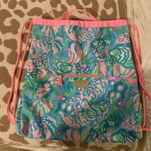 Lilly Pulitzer Drawstring Bag